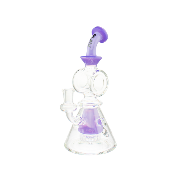 Bent Neck Showerhead Swiss Pyramid Bong