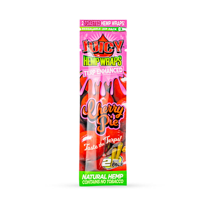 Juicy Jay's Terp Enhanced Hemp Wraps - 2pk - Cherry Pie