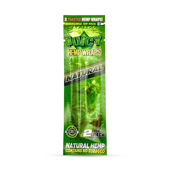 Juicy Jay's Terp Enhanced Hemp Wraps - 2pk - Natural Terps