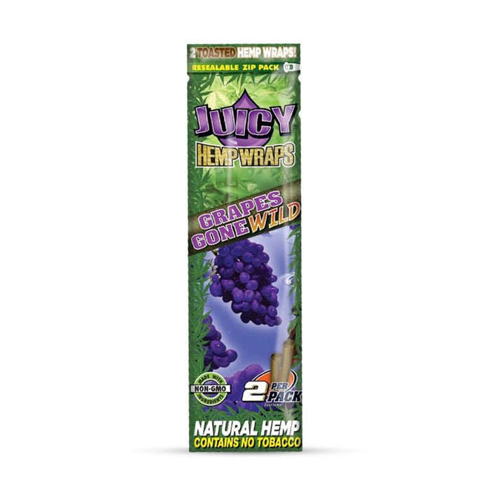 Juicy Jay's Hemp Wraps - 2pk - Grapes Gone Wild