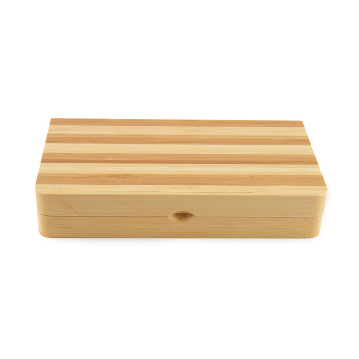 RAW Backflip Rolling Tray - Striped Bamboo