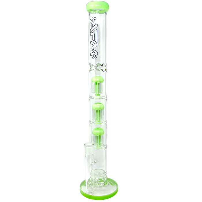 21" AFM Ripper Triple Tree Perc Glass Straight Tube Bong