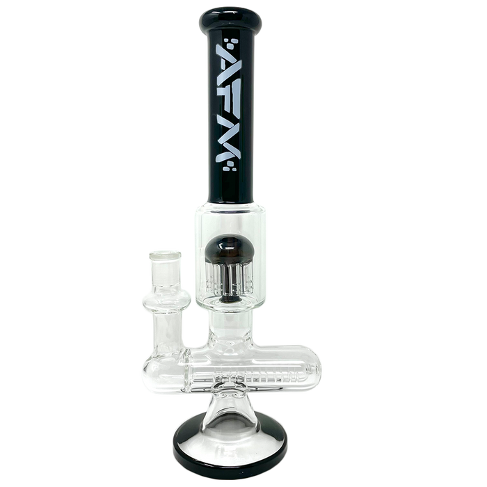 12" AFM Glass Sidewinder Inline Perc Glass Bong