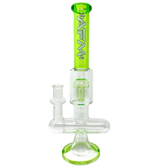 12" AFM Glass Sidewinder Inline Perc Glass Bong