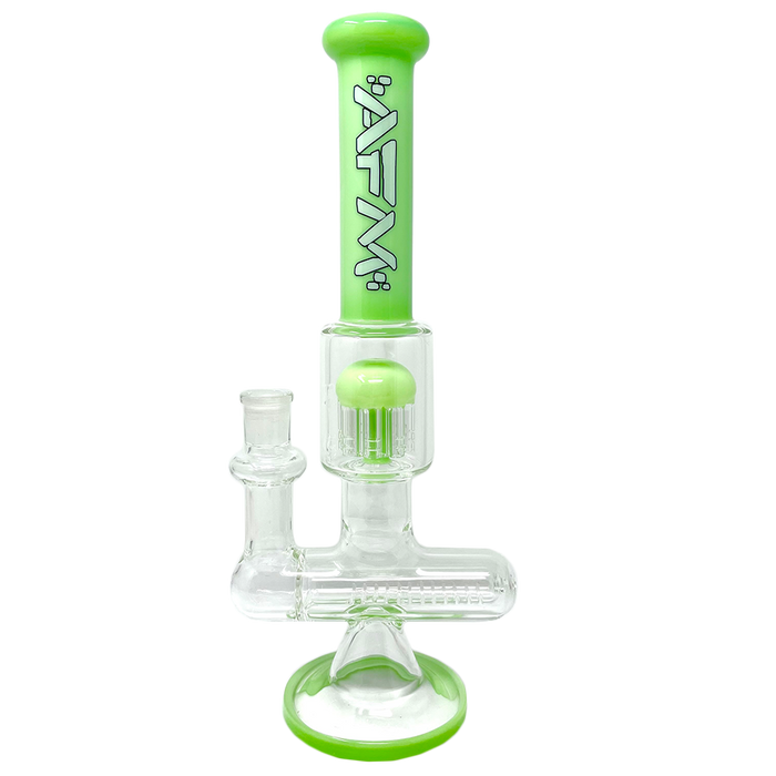 12" AFM Glass Sidewinder Inline Perc Glass Bong