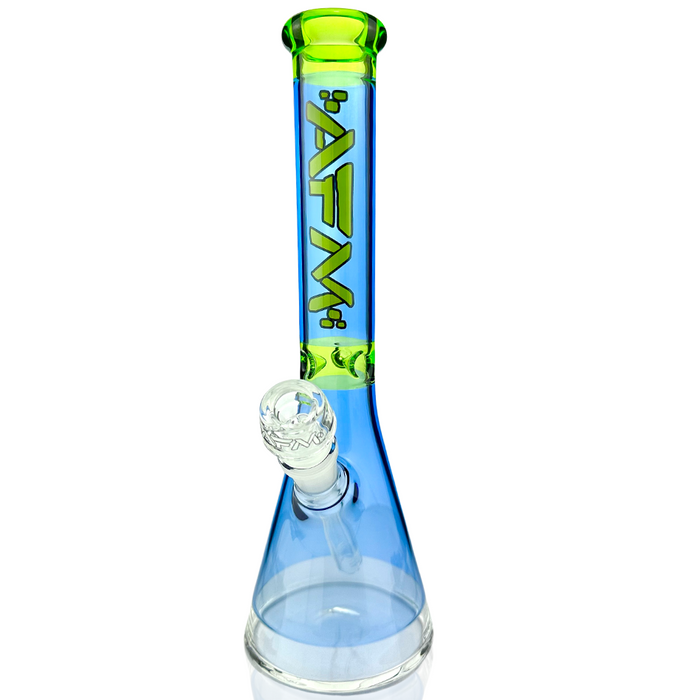 12" AFM Glass Extraterrestrial Double Color Glass Beaker Bong