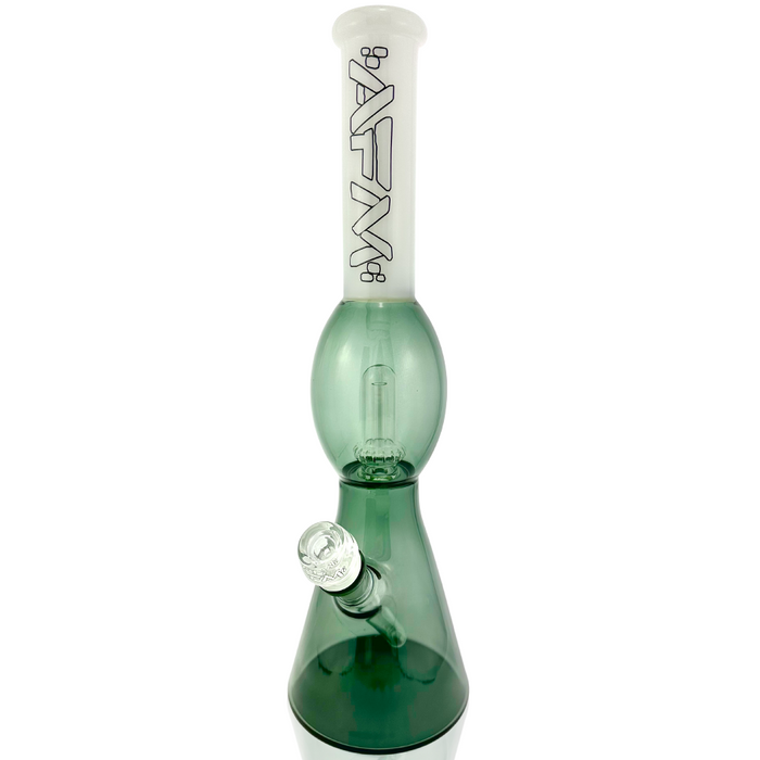 18" AFM UFO Double Color Glass Beaker Bong