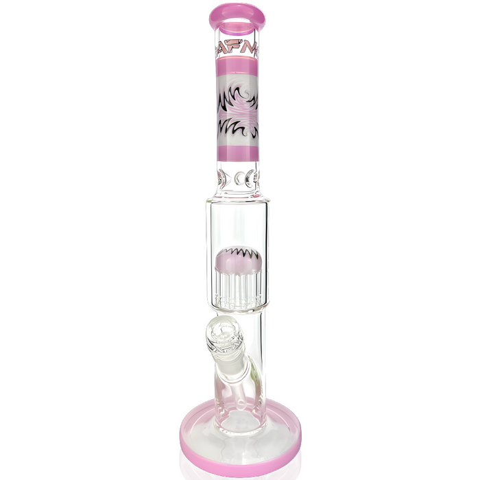 18" AFM Reversal Glass Straight Tube Dab Rig