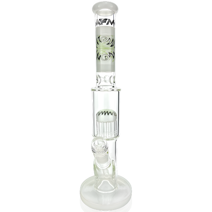 18" AFM Reversal Glass Straight Tube Dab Rig