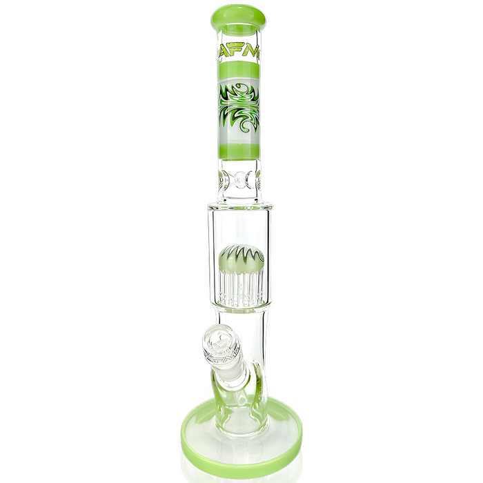 18" AFM Reversal Glass Straight Tube Dab Rig