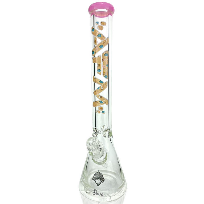 18" AFM Max Beaker 9mm Clear Glass Beaker Bong