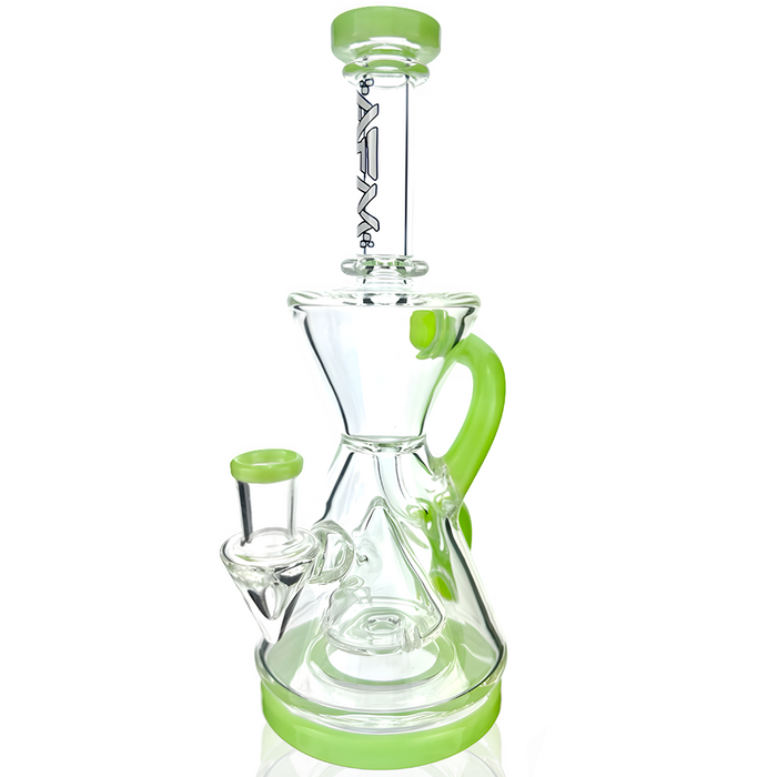 9" AFM Magnolia Color Lip Recycler Dab Rig