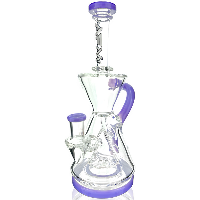 9" AFM Magnolia Color Lip Recycler Dab Rig