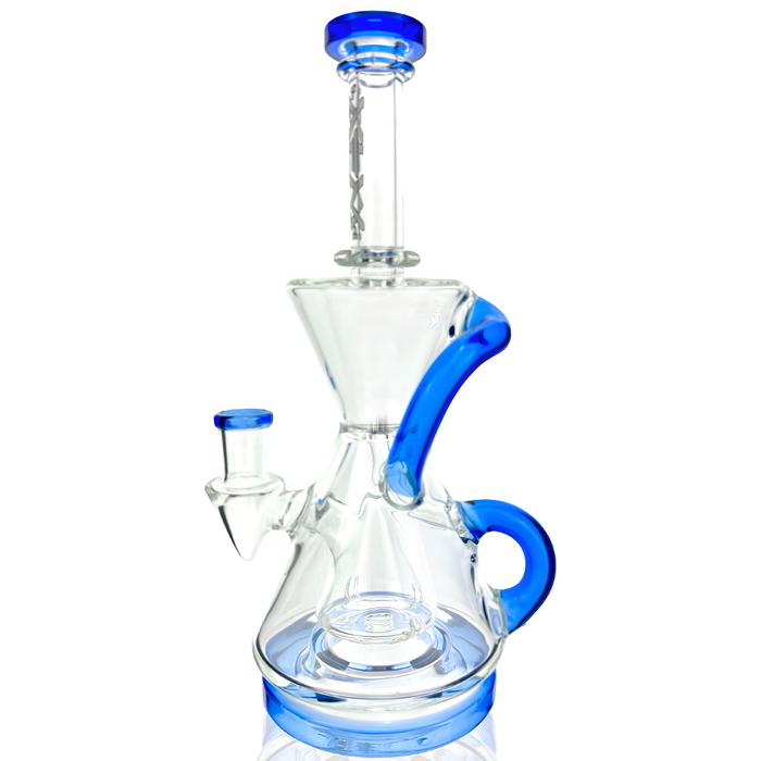 9" AFM Magnolia Color Lip Recycler Dab Rig