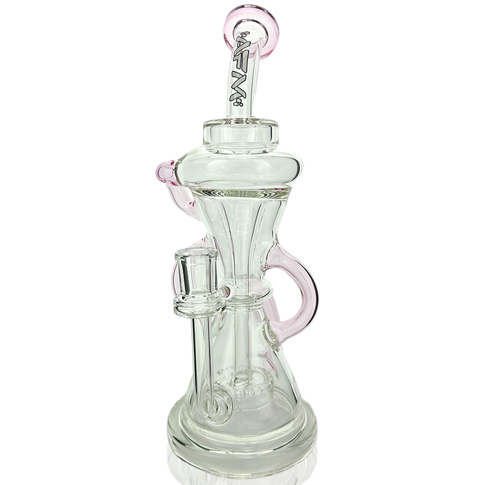 12" AFM Glass Looking Glass Clear Recycler Dab Rig