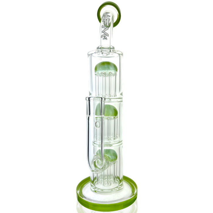 11.5" AFM Glass Triple Arm Perc Glass Dab Rig