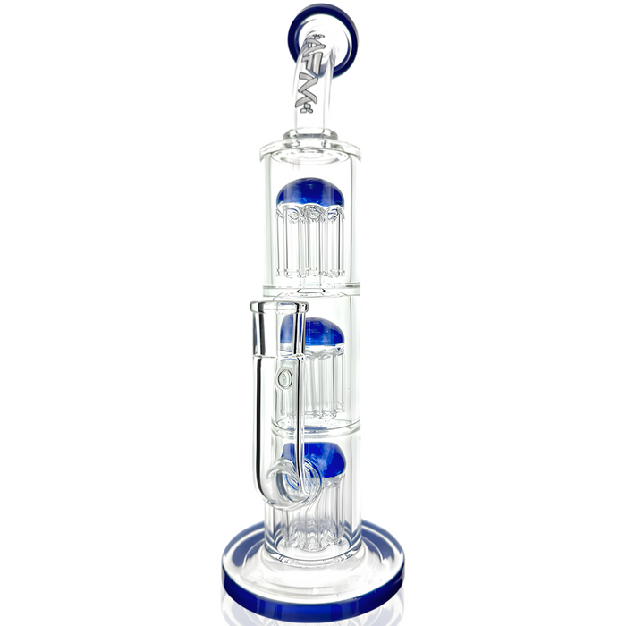 11.5" AFM Glass Triple Arm Perc Glass Dab Rig