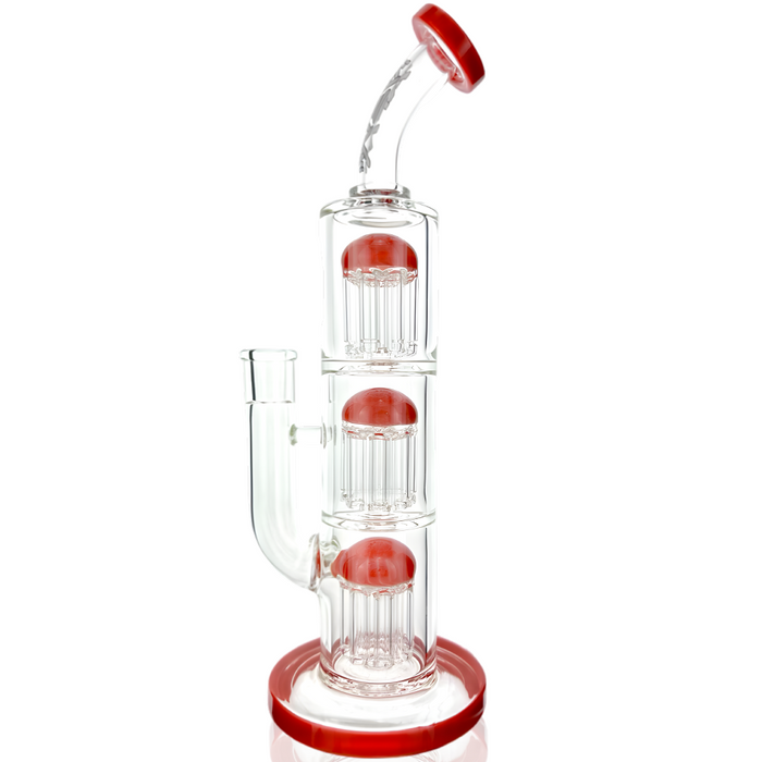 11.5" AFM Glass Triple Arm Perc Glass Dab Rig