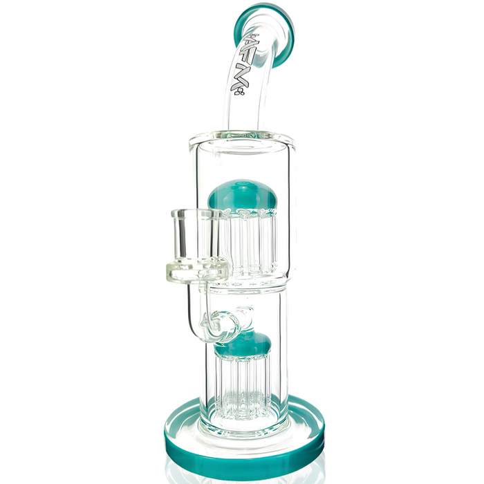 12" AFM Glass Double Arm Tree Perc Glass Rig