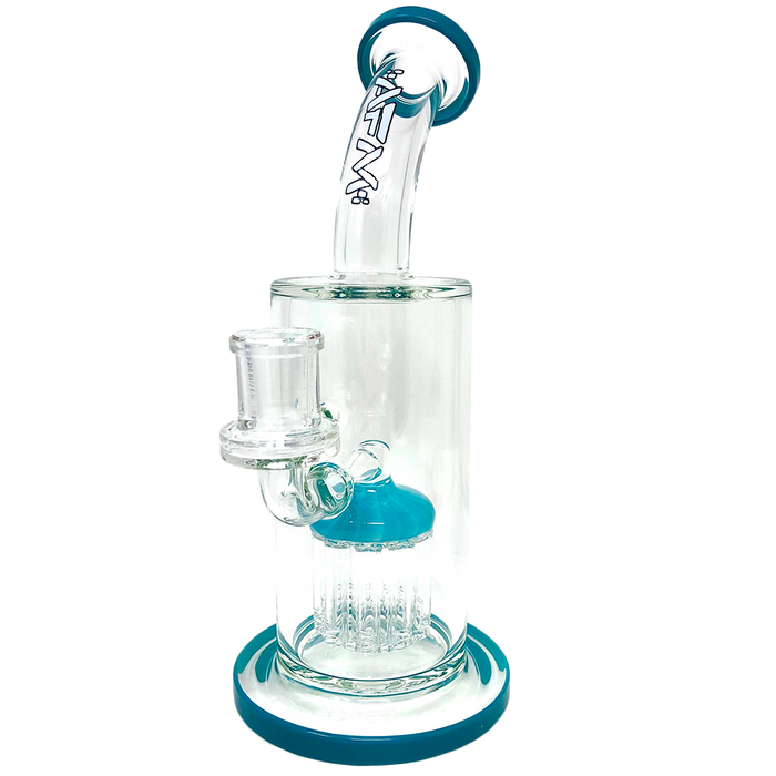 9" AFM Groovy Arm Perc Glass Dab Rig