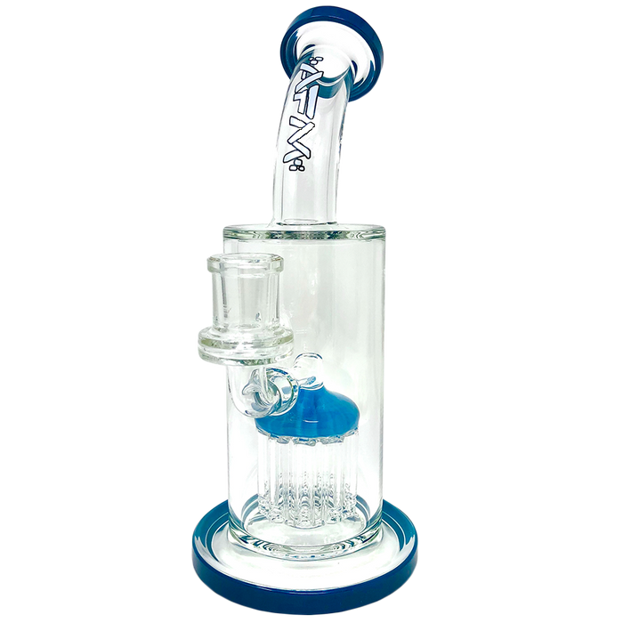 9" AFM Groovy Arm Perc Glass Dab Rig