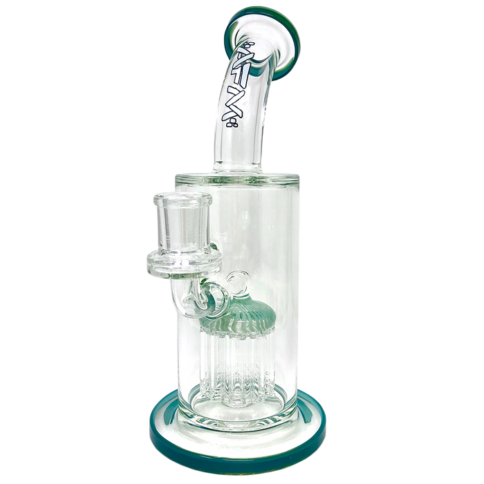 9" AFM Groovy Arm Perc Glass Dab Rig