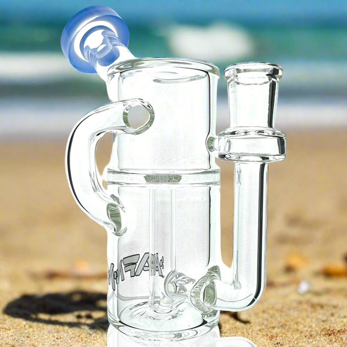 5.5" AFM Power Can Clear Glass Recycler Mini Dab Rig