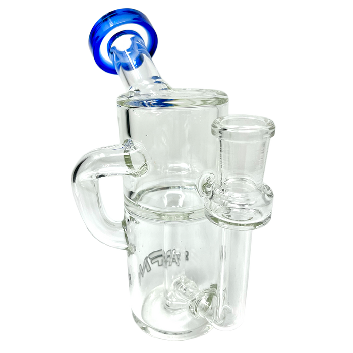 5.5" AFM Power Can Clear Glass Recycler Mini Dab Rig