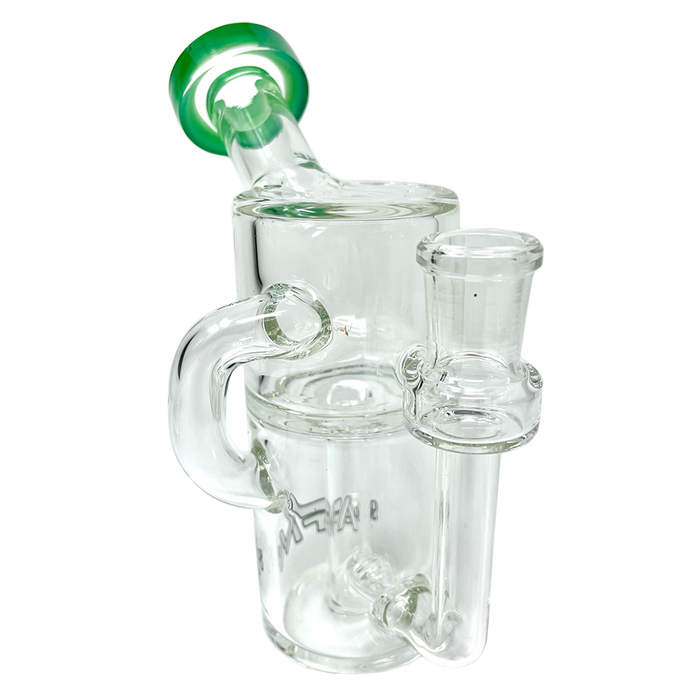 5.5" AFM Power Can Clear Glass Recycler Mini Dab Rig