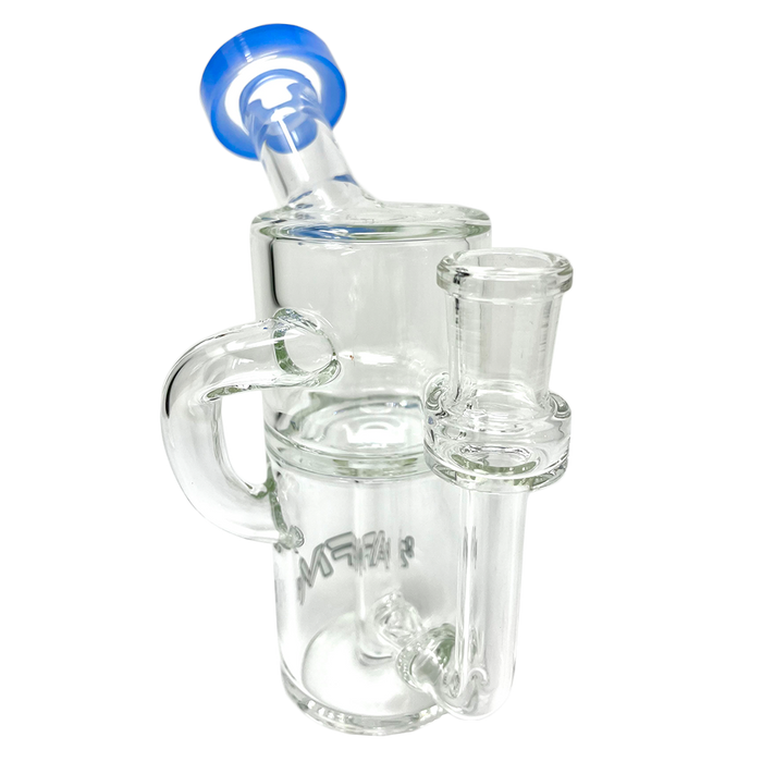 5.5" AFM Power Can Clear Glass Recycler Mini Dab Rig