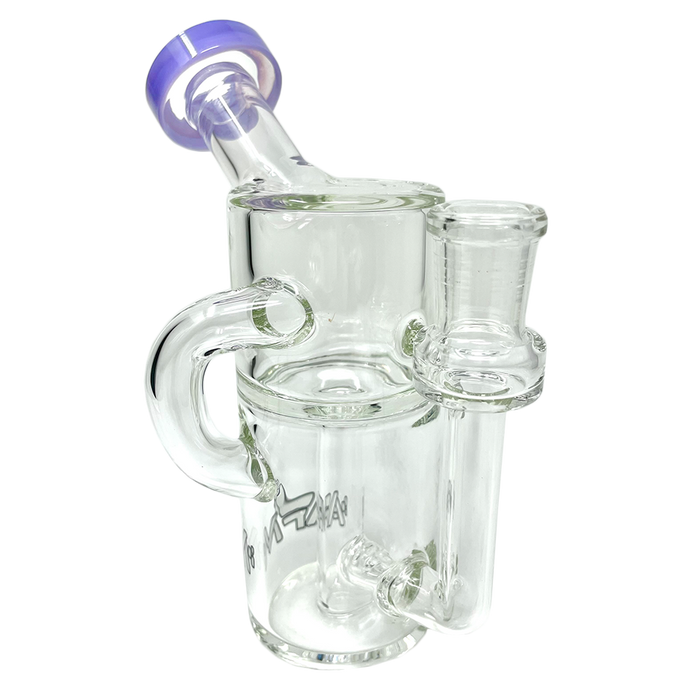 5.5" AFM Power Can Clear Glass Recycler Mini Dab Rig