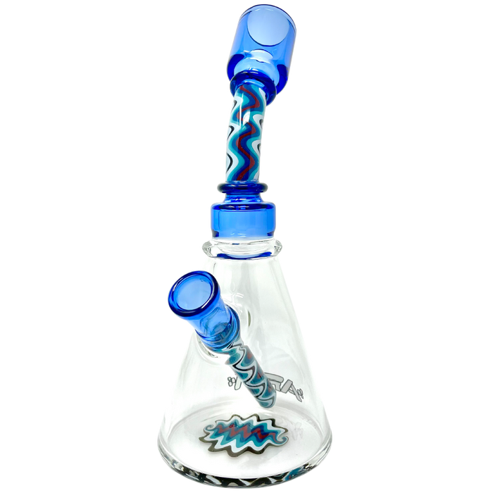 8.5" AFM Reversal Wig Wag Power Glass Beaker Bong