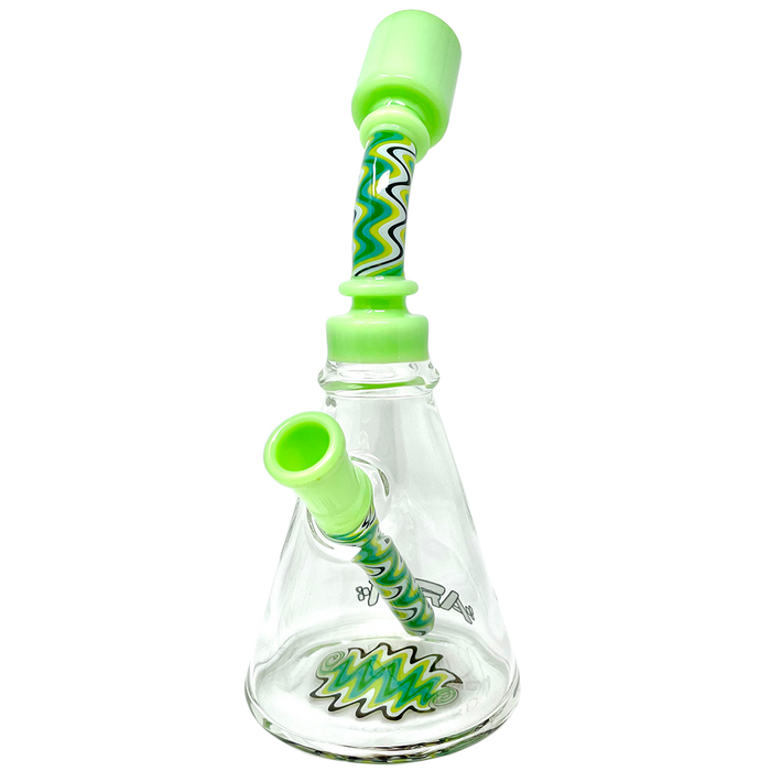 8.5" AFM Reversal Wig Wag Power Glass Beaker Bong