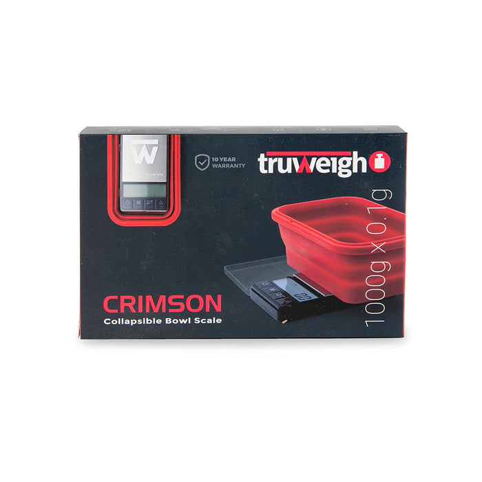 Truweigh Crimson Scale Collapsible Bowl