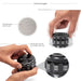 GAC 2.5" Ceramic Grinder Black - Olde Smoke Shop