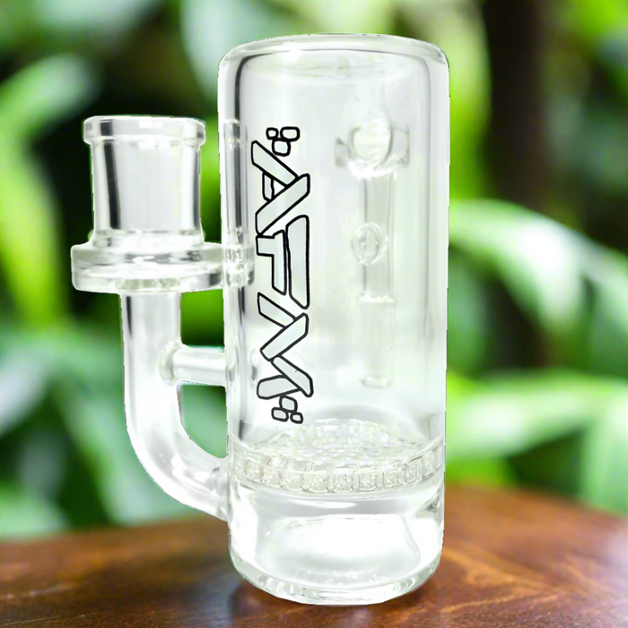 4" AFM Honeycomb Perc Glass Ash-Catcher