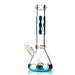 14 Inch Diamond Cut Designer Beaker Bong - Thick Glass 7mm - Olde Smoke Shop