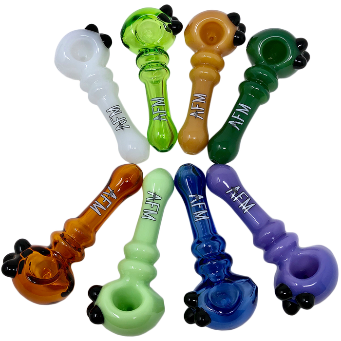 AFM Double Halo Glass Pipe