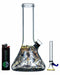 8" Raked Beaker Water Pipe - Patientopia, The Community Smoke Shop