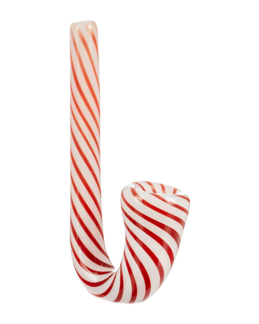 Candy Cane Sherlock Pipe - Patientopia, The Community Smoke Shop