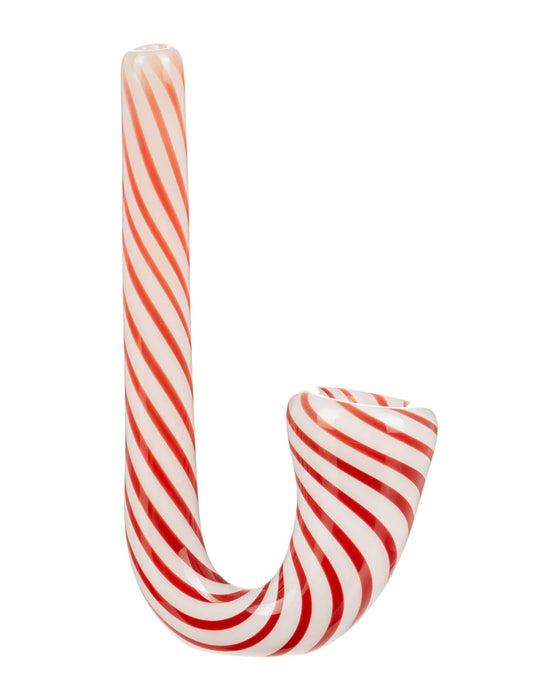 Candy Cane Sherlock Pipe - Patientopia, The Community Smoke Shop