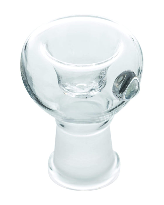 Clear Glass Female Bowl by DankStop