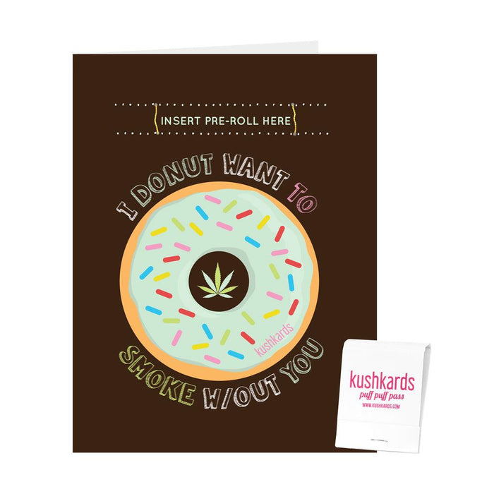 Donut Smoke Without You 🍩 Birthday Card