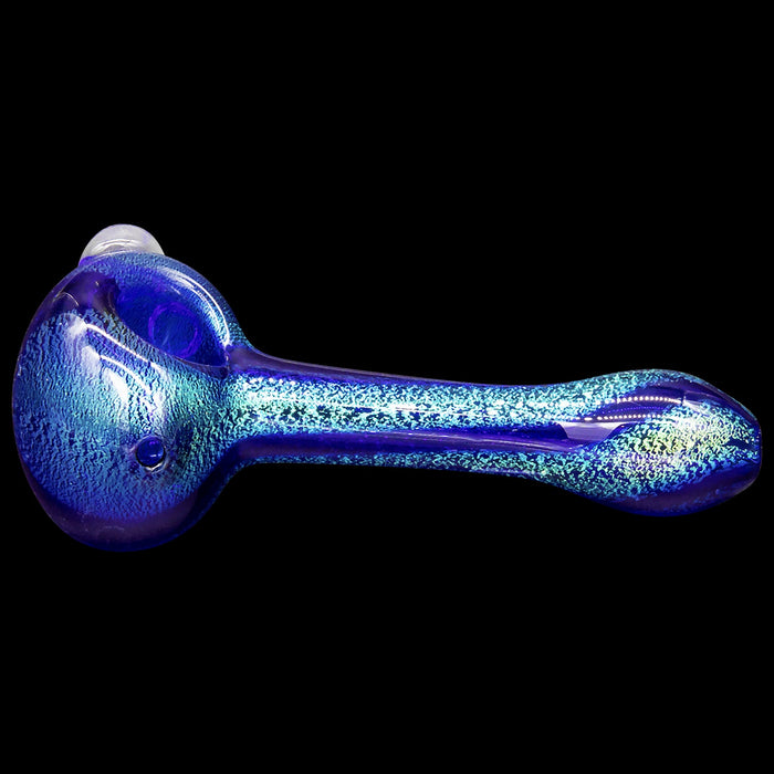 "Galactic Storm" Full Dichro Spoon Hand Pipe