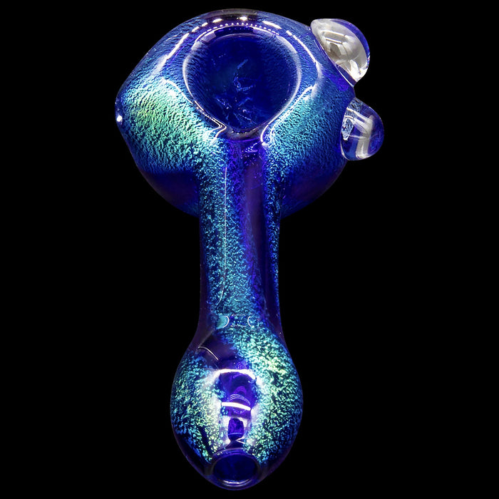 "Galactic Storm" Full Dichro Spoon Hand Pipe