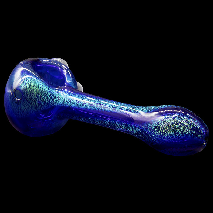 "Galactic Storm" Full Dichro Spoon Hand Pipe