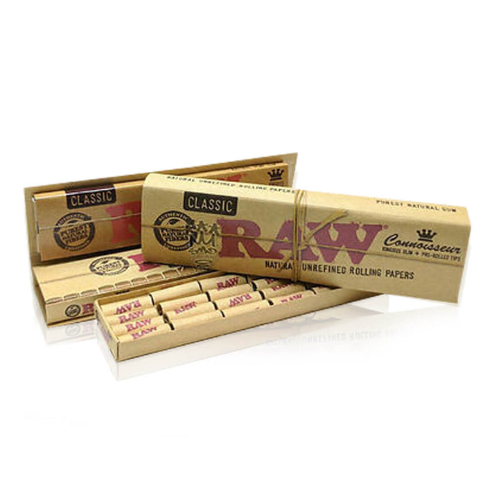 RAW Classic Connoisseur King Size Slim + Tips