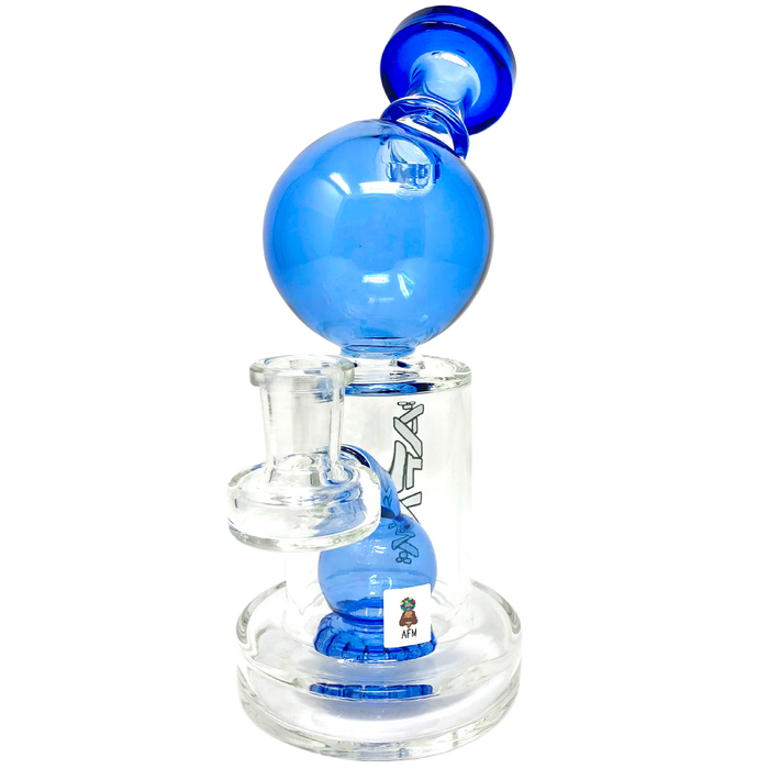 8" AFM Bubble Head Glass Dab Rig