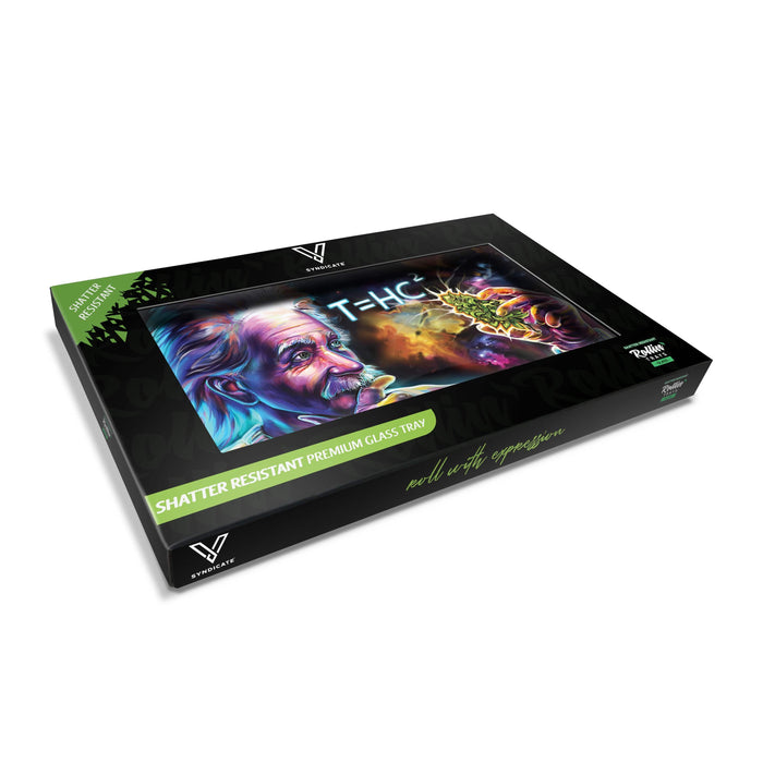 T=HC2 Black Hole Glass Rollin' Tray