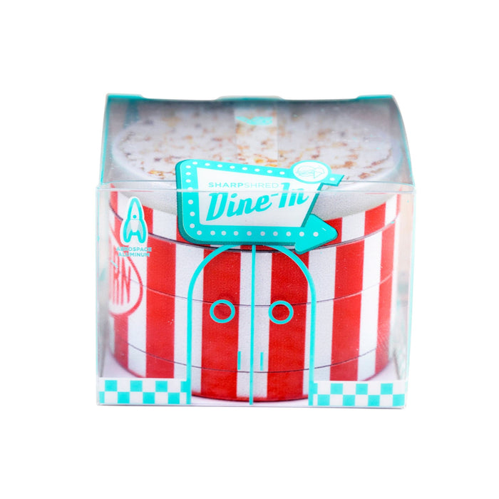 Popcorn 4-Piece SharpShred Dine-In Grinder - Olde Smoke Shop